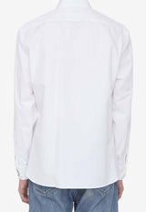 Saint Laurent Long-Sleeved Poplin Shirt 564269-Y1H48-9000