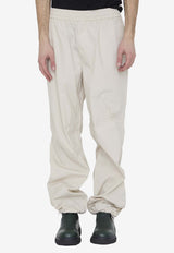 Burberry Elasticated Waistband Track Pants Cream 8080652--B7040