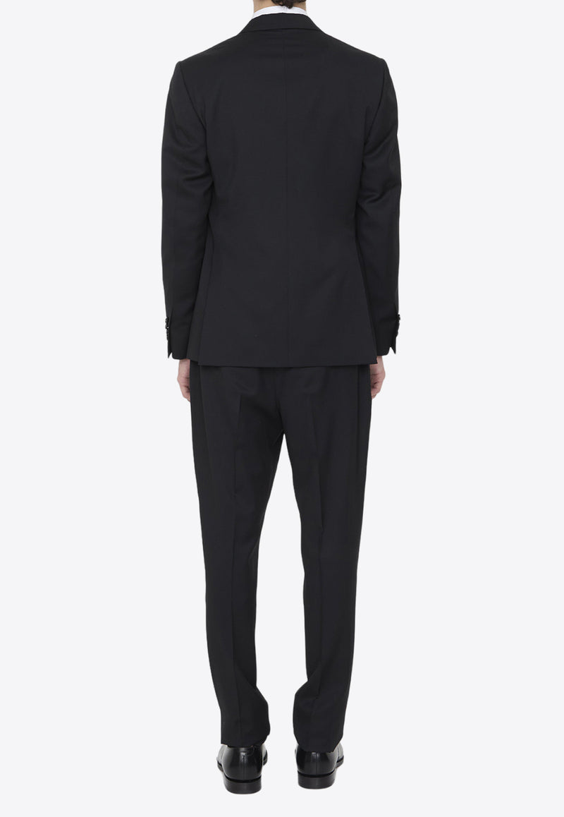 Lardini Single-Breasted Wool Suit EQ7754-SK62403-999