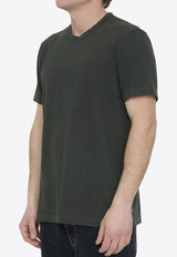 James Perse Basic Crewneck T-shirt Green MLJ3311--DKOL