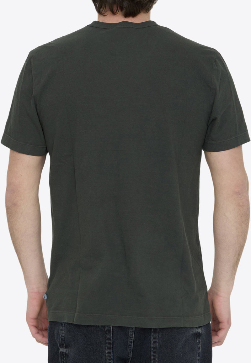 James Perse Basic Crewneck T-shirt Green MLJ3311--DKOL