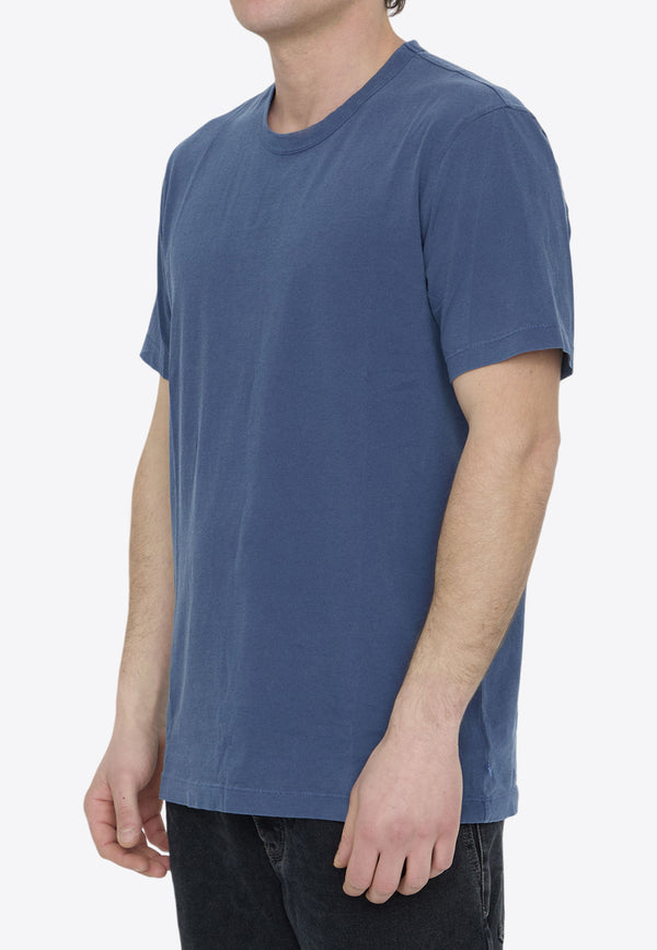 James Perse Basic Crewneck T-shirt Blue MLJ3311--LKEP