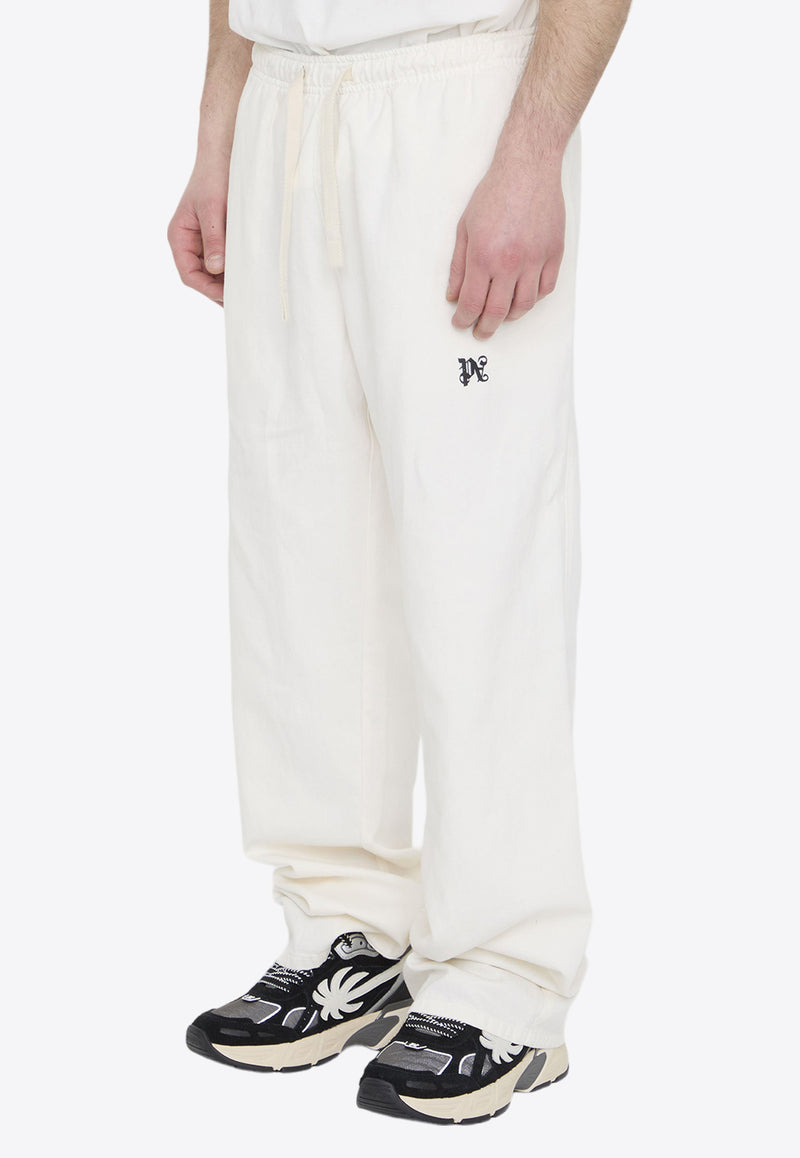 Palm Angels Monogram Pants PMCA141R24FAB001--0310