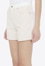 Stella McCartney Banana Denim Shorts 6D0250-3SPH57-9067