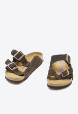 Birkenstock Arizona Double-Strap Suede Sandals 951313---MOCCA