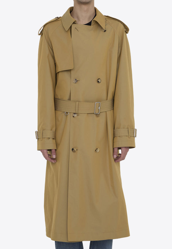 Burberry Long Gabardine Trench Coat Beige 8087617--B9307