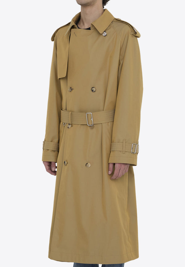 Burberry Long Gabardine Trench Coat Beige 8087617--B9307