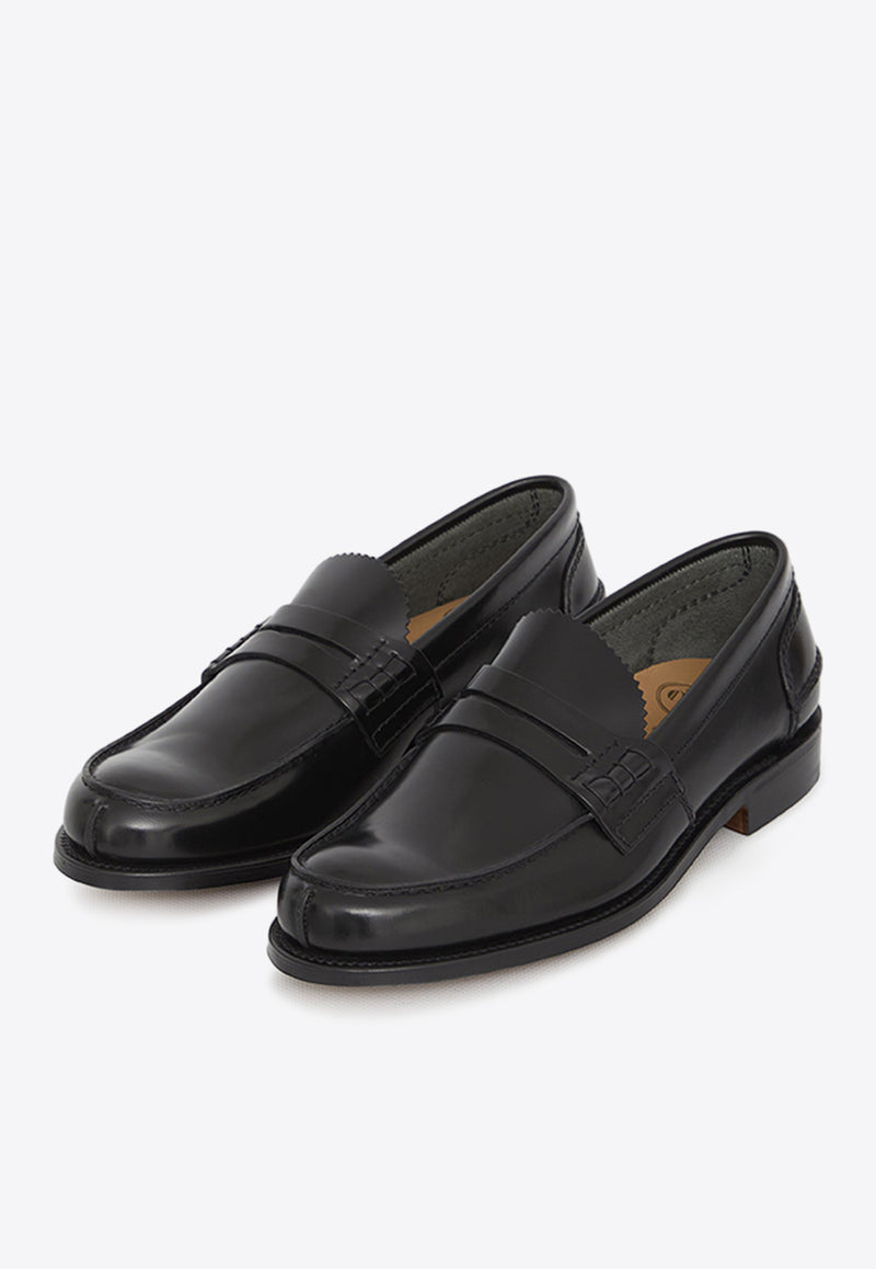 Church
s Pembrey Calf Leather Loafers EDB003-9LG-F0AAB Black