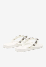 Balenciaga Cagole Thong Sandals White 784853-W1TA2-9081