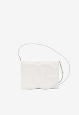 Dolce 
Gabbana DG Logo Leather Crossbody Bag BB7287-AW576-80002 White