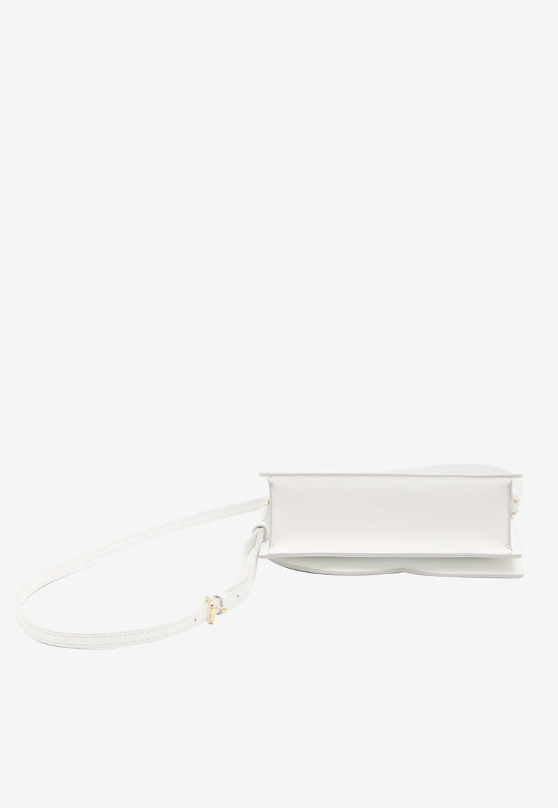 Dolce 
Gabbana DG Logo Leather Crossbody Bag BB7287-AW576-80002 White