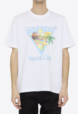 Afro Cubism Tennis Club Printed T-shirt