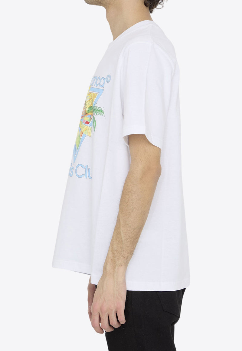 Afro Cubism Tennis Club Printed T-shirt