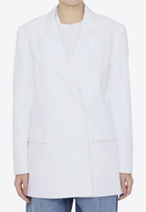 Valentino Classic Double-Breasted Blazer White 4B0CE3K3-5DN-001