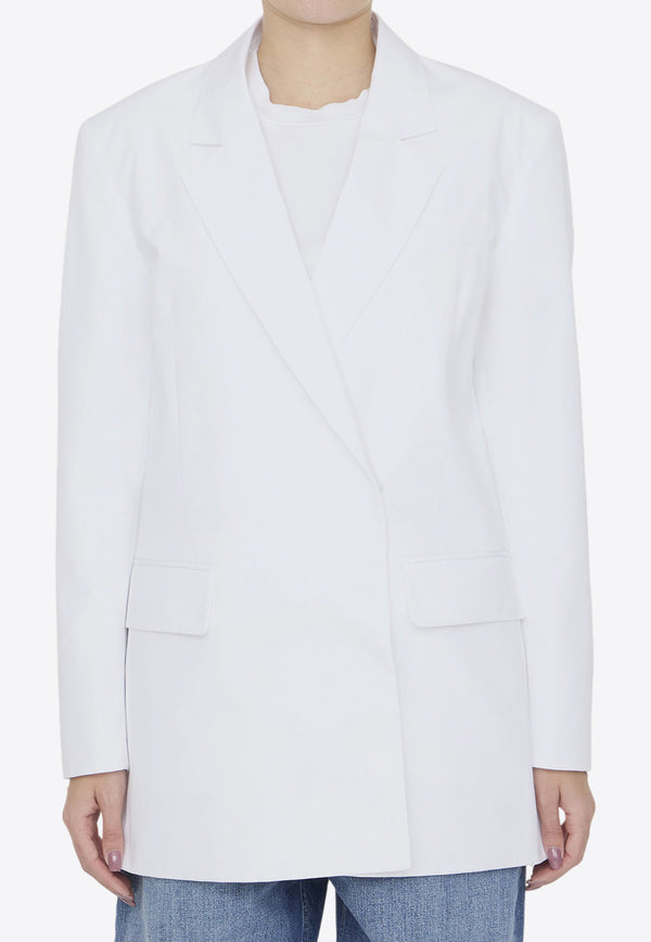 Valentino Classic Double-Breasted Blazer White 4B0CE3K3-5DN-001