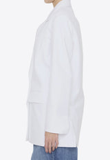 Valentino Classic Double-Breasted Blazer White 4B0CE3K3-5DN-001