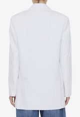 Valentino Classic Double-Breasted Blazer White 4B0CE3K3-5DN-001