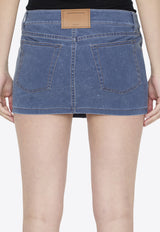 Alexander Wang Trompe-L
oeil Denim Mini skirt 1CC2245290--406A