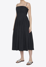 Staud Bella Midi Dress R24S2114PO--BLK