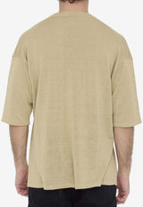 Roberto Collina Basic Linen T-shirt Beige RT20221-RT20-04