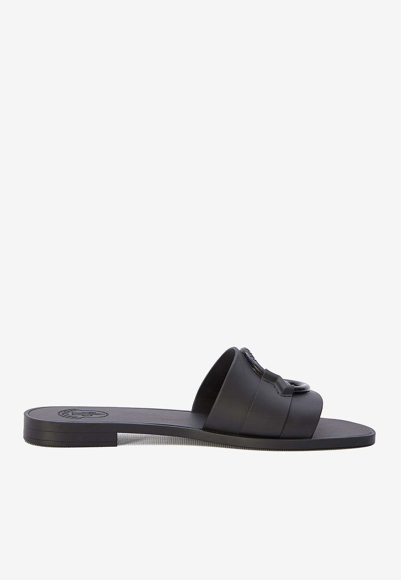 Moncler Mon Logo Slides Black 4C00130-M4095-999