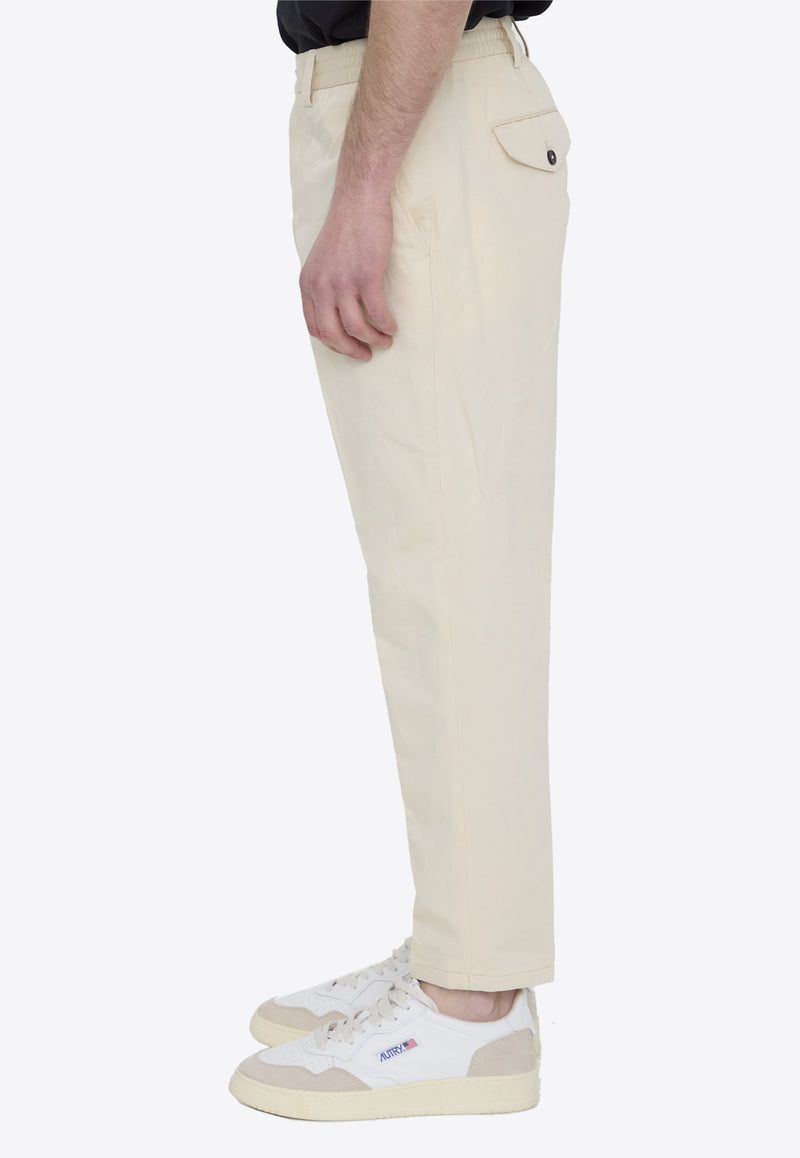 PT Torino Straight-Leg Linen Pants Cream CORTRBB30REW-BP65-0015