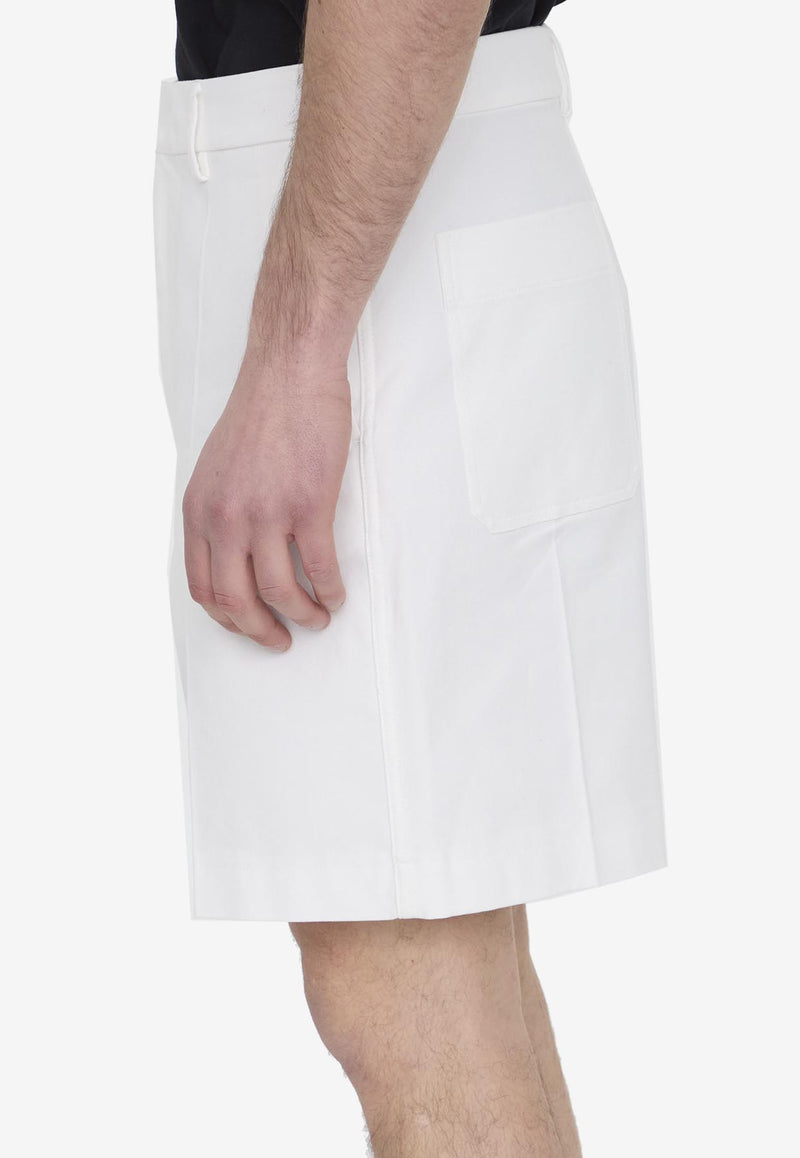 Valentino Signature V Bermuda Shorts White 4V0RDDV1-9UA-A03