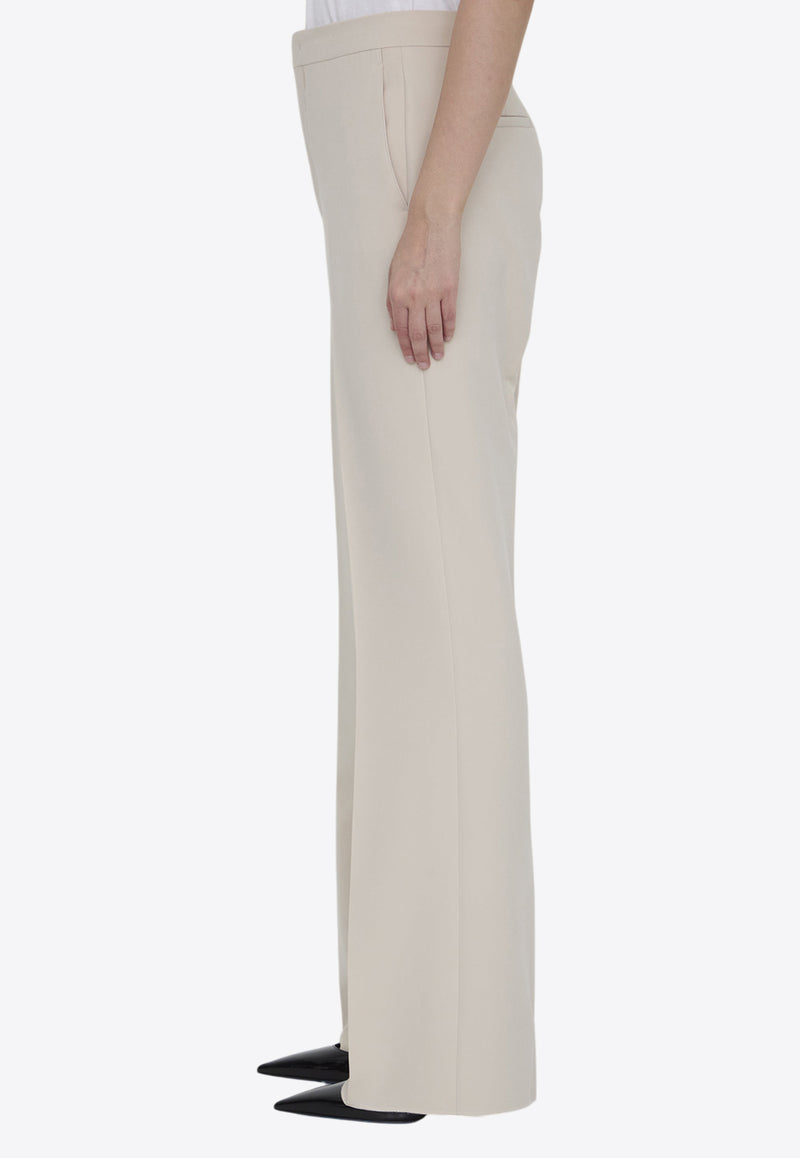 Tagliatore Adima Straight-Leg Tailored Pants Beige P-ADIMA-M50003-A1178