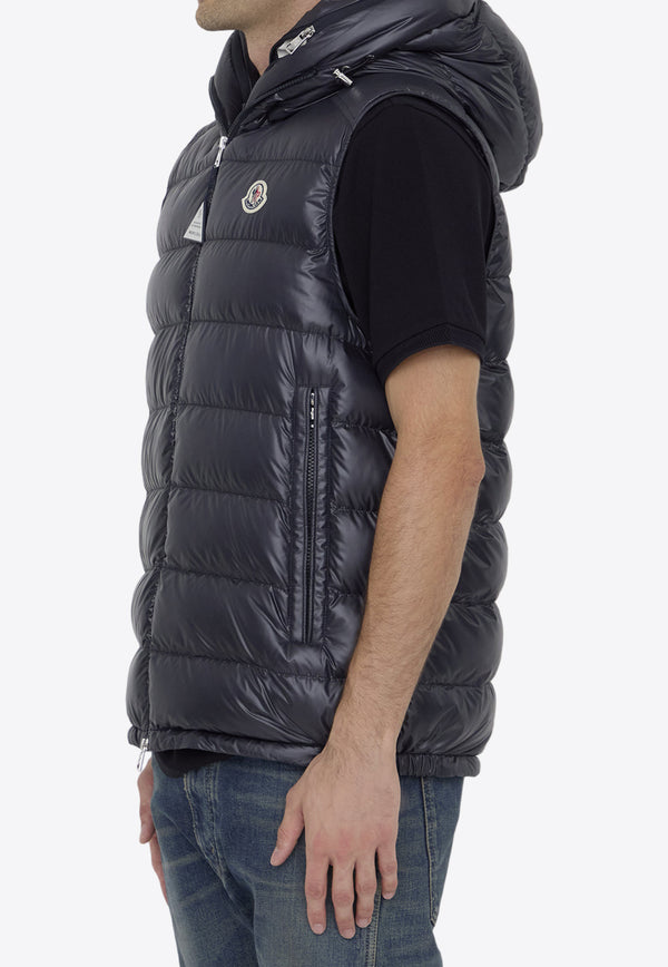 Moncler Barant Zip-Up Down Jacket Blue 1A00062-597EX-779