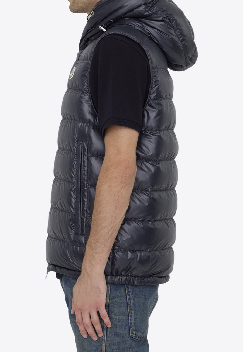 Moncler Barant Zip-Up Down Jacket Blue 1A00062-597EX-779