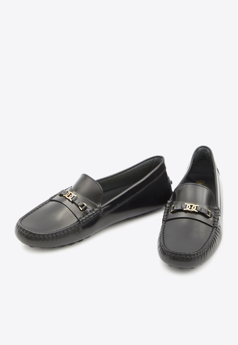 Tod
s Gommino Leather Loafers Black XXW22L0IO80-AKT-B999