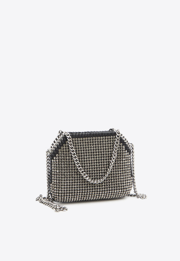 Stella McCartney Mini Falabella Crystal Tote Bag Black 700109-WP0461-1000