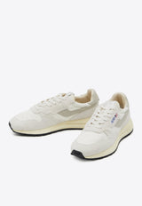 Autry Reelwind Suede Low-Top Sneakers White WWLM-NC-04