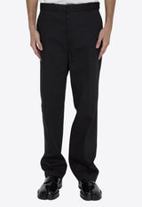 Maison Margiela Straight-Leg Tailored Pants Black S50KA0653-M35205-900