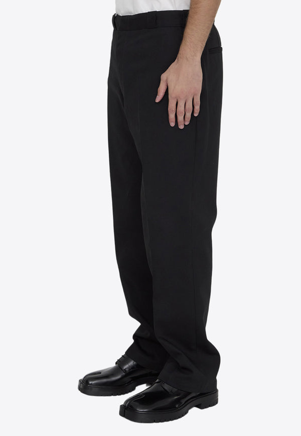 Maison Margiela Straight-Leg Tailored Pants Black S50KA0653-M35205-900