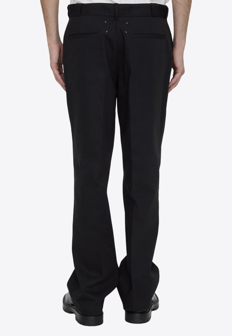 Maison Margiela Straight-Leg Tailored Pants Black S50KA0653-M35205-900