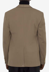 Dolce 
Gabbana Double-Breasted Gabardine Blazer Beige G2TV8T-FURNV-M0209