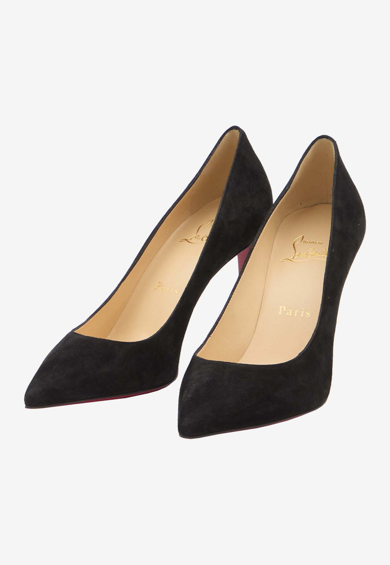 Christian Louboutin Kate 85 Suede Pumps Black 3191417-BK01-BLACK