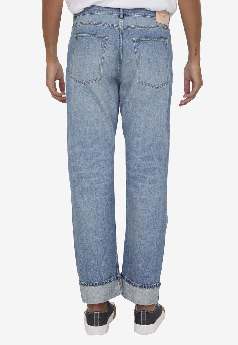 Loewe Straight-Leg Basic Jeans Blue H526Y11W18--5570