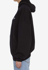 Balenciaga Oversized Beverly Hills Hooded Sweatshirt Black 739024-TQVS7-9034