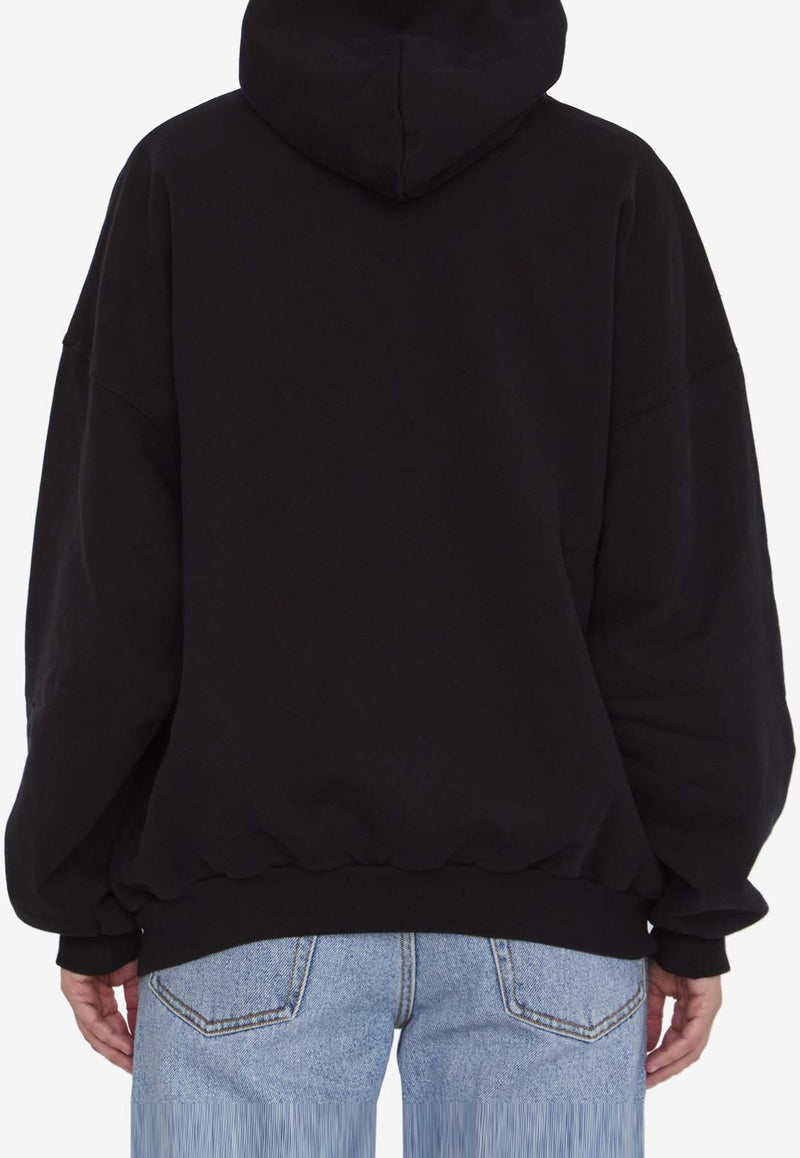 Balenciaga Oversized Beverly Hills Hooded Sweatshirt Black 739024-TQVS7-9034