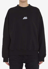 Balenciaga Activewear Logo Sweatshirt Black 697869-TQVT8-1083