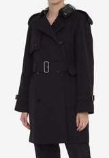 Burberry Double-Breasted Trench Coat Black 8096563--A1189