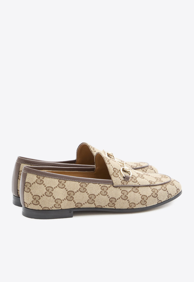 Gucci Jordaan Horsebit Monogram Loafers Beige 431467-KY980-9763