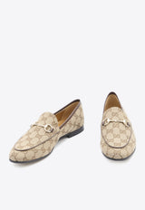 Gucci Jordaan Horsebit Monogram Loafers Beige 431467-KY980-9763