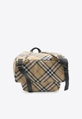 Burberry Vintage Check Pattern Backpack Beige 8091312--A2021