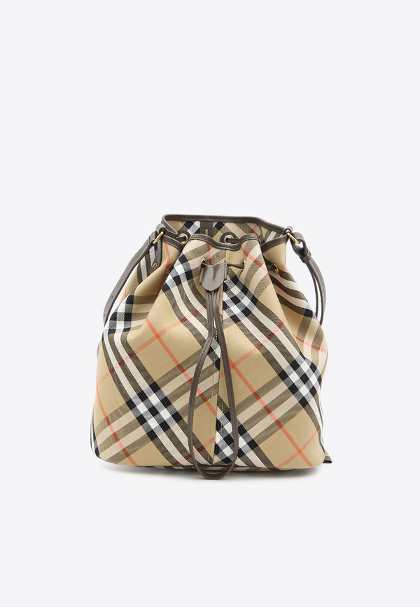 Burberry Vintage Check Bucket Bag Beige 8093869--B9368