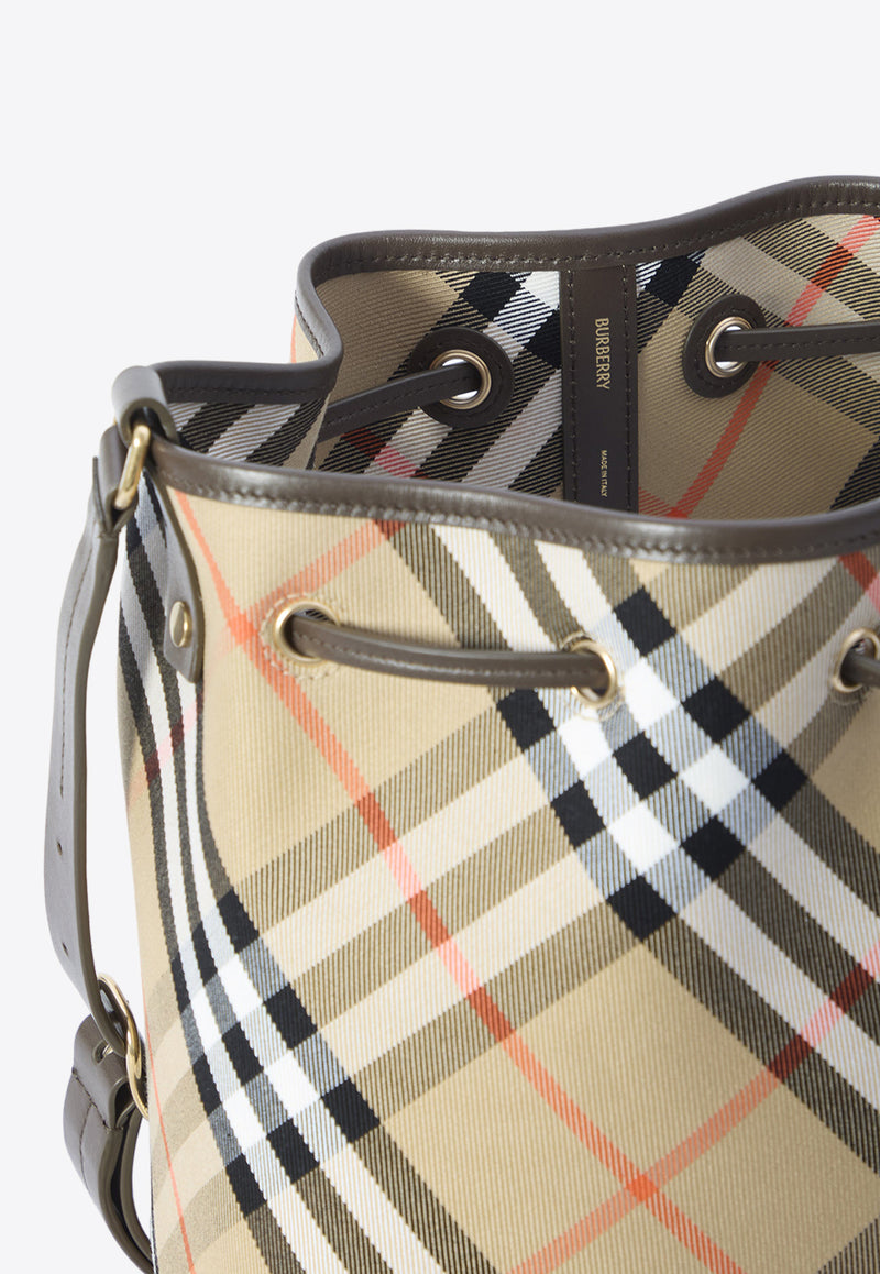 Burberry Vintage Check Bucket Bag Beige 8093869--B9368