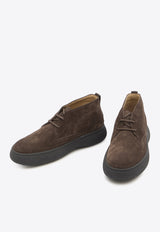 Tod
s Heritage Suede Desert Boots Brown XXM06L0GK40-RE0-S800