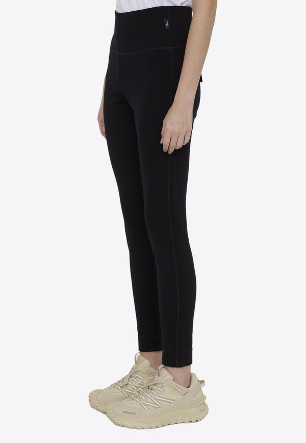 Moncler Grenoble High-Rise Logo Leggings Black 8H00003-829H7-999